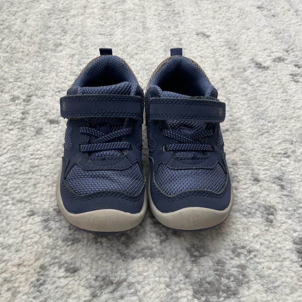 Stride rite blue toddler shoes size 6